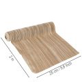 Tischläufer Samt Crushed Velvet Beige 25cm x 2m | Floristik21.de