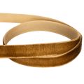 Dekoband Samt 10mm x 20m Braun Innenbereich | Floristik21.de