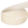 Geschenkband Samt Creme 20mm x