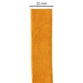 Samtband Polyamid 20mm 10m Orangebraun Innenbereich | Floristik21.de