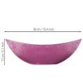 Schale Plastik Pink 39cm x 13cm H13cm | Floristik21.de