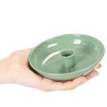 Kerzenständer Metall grün 13 cm für Tafelkerzen | Floristik21.de