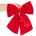 Rote Stoff-Schmuckschleifen 28 cm, 3 Stück, Innenbereich | Floristik21.de