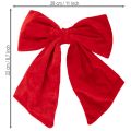 Rote Stoff-Schmuckschleifen 28 cm, 3 Stück, Innenbereich | Floristik21.de