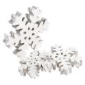 Floristik21 Schneeflocke Ø3-5cm Weiß 22St