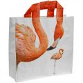 Floristik21 Shopper-Tasche, Einkaufstasche B39,5cm Flamingo Tasche