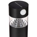 Solarleuchte mit Bewegungsmelder, LED, 34 cm, rostfreier Stahl, warmweiß | Floristik21.de