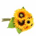 Floristik21 Deko-Strauß Sonnenblumen Bund Gelb 30cm