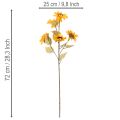 Sonnenblume Kunstblume 72 cm Gelb 2er-Set aus Kunststoff und künstlichem Stoff | Floristik21.de