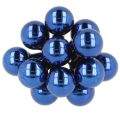 Mini Weihnachtskugeln mit Draht 20mm Blau 140 Stück aus Glas | Floristik21.de