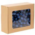 Mini Weihnachtskugeln mit Draht 20mm Blau 140 Stück aus Glas | Floristik21.de