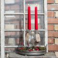 Spitzkerzen 250/23 rubin (12St.) | Floristik21.de