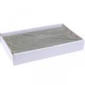 Durchgefärbte Kerzen Olivgrün Stabkerzen 34×240mm 4 St | Floristik21.de