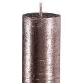 Stabkerzen Kupfer Marmoroptik 34x300mm für festliche Dekoration, 4er Set | Floristik21.de