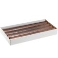 Stabkerzen Kupfer Marmoroptik 34x300mm für festliche Dekoration, 4er Set | Floristik21.de