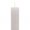 Stabkerzen durchgefärbt Grau 34mm x 240mm 4 St | Floristik21.de