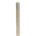 Floristik21 Stabkerzen durchgefärbt Champagner 34mm x 300mm 4 St