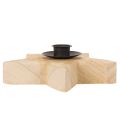 Holzstern Kerzenhalter 16 cm