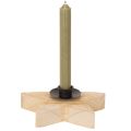 Holzstern Kerzenhalter 16 cm