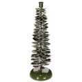 Floristik21 Kerzenständer Metall Tannenbaum-Optik Grün 45 cm