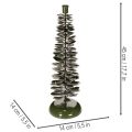 Kerzenständer Metall Tannenbaum-Optik Grün 45 cm | Floristik21.de