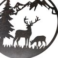 Dekostecker Metall Hirsch