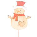 Holzstecker Schneemann 31cm