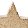 Deko-Sterne Holz Gold 10cm
