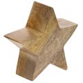 Deko-Sterne Holz Gold 10cm