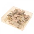 Floristik21 Streudeko Holz, Streuteile Ostern, Osterhase Gelbtöne 4cm 72 St