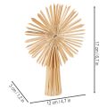 Set aus 35 Strohsternen und Figuren für Christbaumschmuck, naturfarbene Dekoration | Floristik21.de