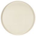 Dekotablett rund Metall Creme