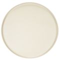 Dekoteller aus Metall beige