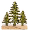 Tannenbaum Deko aus Mangoholz,
