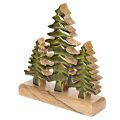 Tannenbaum Deko aus Mangoholz,