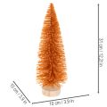 Künstlicher Tannenbaum Set 31cm 3-teilig Grün Rot Orange Innenbereich | Floristik21.de