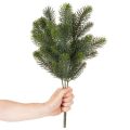 Künstlicher Tannenzweig Kunststoff 50cm Grün 3 Stück | Floristik21.de