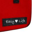 Floristik21 Tasche „Easy Life“ 39cm x 22cm x 25,5cm Rot-Grau