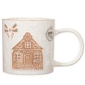 Keramiktasse 9cm mit Hausmotiv