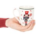 Tasse Keramik 10cm Nussknacker Zuckerstange 2er-Set | Floristik21.de