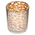 Windlicht Glas zweifarbig