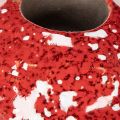 Deko Stabkerzenhalter Fliegenpilz Keramik 9 cm rot-weiß | Floristik21.de