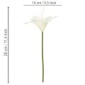 Kunstblume Tigerlilie Weiß 29cm Bund 6 Stück für Innenbereich | Floristik21.de