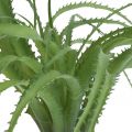 Aloe künstlich Grün Kunstpflanze zum Stecken Grünpflanze 38Øcm