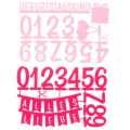 Tischdeko Geburtstag Kuchentopper Streudeko aus Filz Rosa Pink 2St | Floristik21.de
