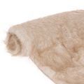 Floristik21 Kunstfell-Tischläufer als Fellband, Beige, 24 × 140 cm