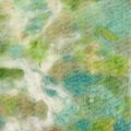 Floristik21 Topfband, Frühlingsdeko, Filzband Grün, Blau, Weiß Meliert 15cm 5m