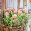 Floristik21 Tulpen-Bund Real Touch, Kunstblumen, Künstliche Tulpen Rosa