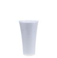 Floristik21 Vase „Fizzy“ Ø13,5cm H20,5cm Weiß, 1St