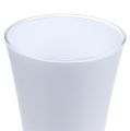 Floristik21 Vase „Fizzy“ Ø28,5cm H45cm Weiß, 1St